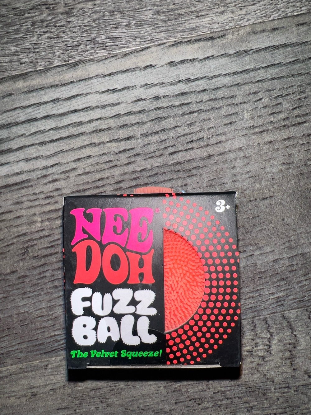 Nee Doh Fuzz Ball - Orange Velvet Squeeze